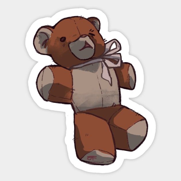 Radar's Teddy Sticker by nightattheart